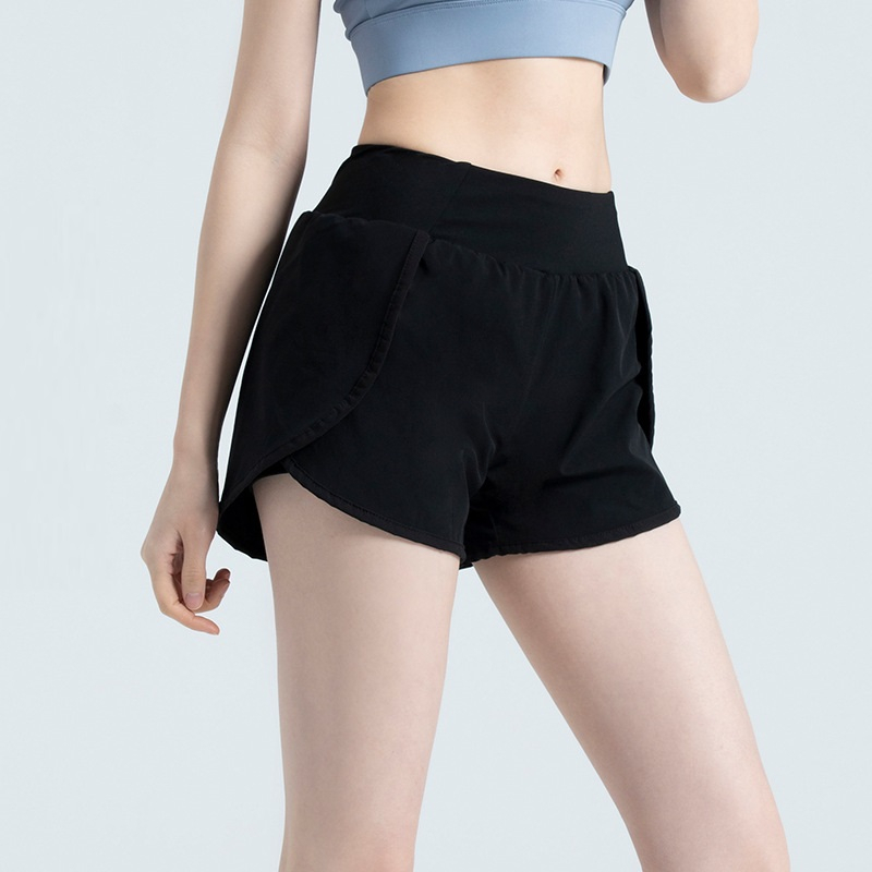 Quần short tập gym nữ có túi 2 lớp