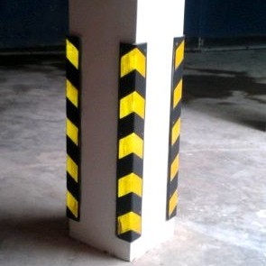 thanh ốp cột cao su chống va đập cao 1m hàng cao cấp (bảo hành 3 năm)