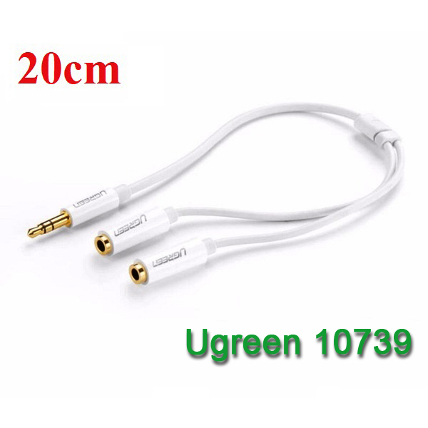 Cáp chia rắc loa từ 1 ra 2 chính hãng Ugreen 10739