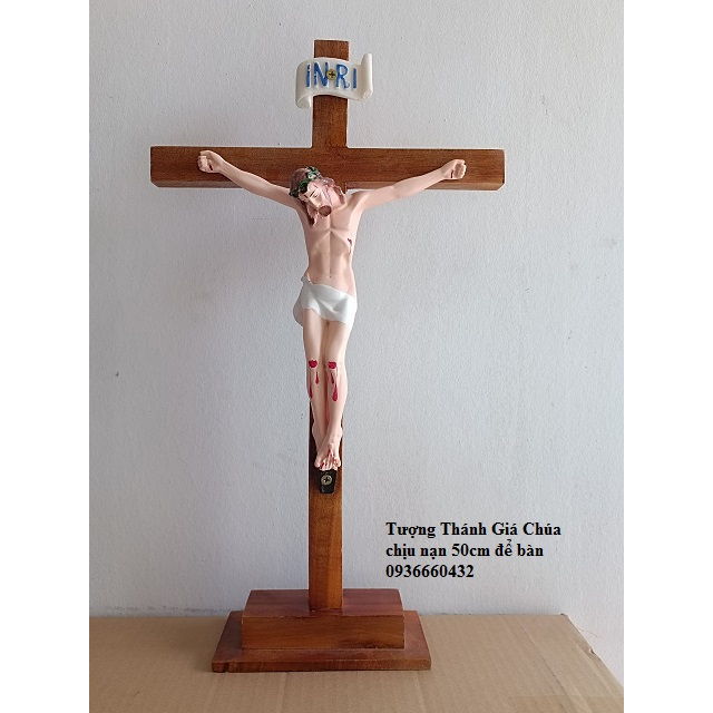 THÁNH GIÁ CHÚA CHỊU NẠN CÓ CHÂN ĐẾ ĐỂ BÀN 30CM, 40CM, 46CM – QUÀ TẶNG CÔNG GIÁO