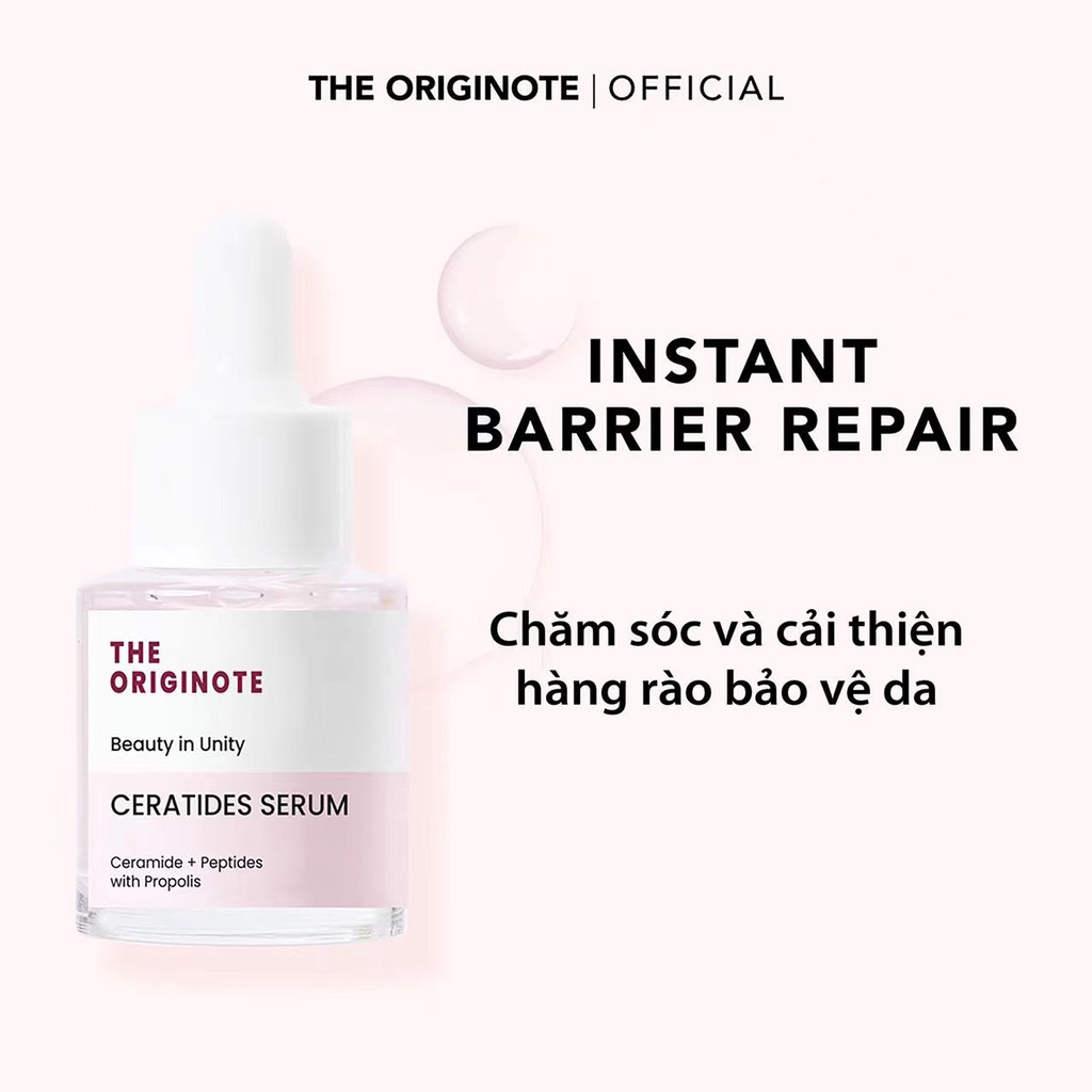 Serum Duy trì hàng rào bảo vệ da The Originote Ceratides Serum với Ceramide và Peptide 20ml 7613