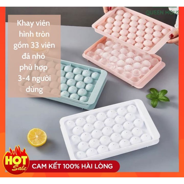 Khay làm đá bi tròn lớn 15 viên Việt Nhật 6979