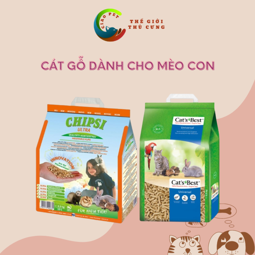 Cát mèo hữu cơ Cat's Best (Đặc biệt tốt cho mèo con)