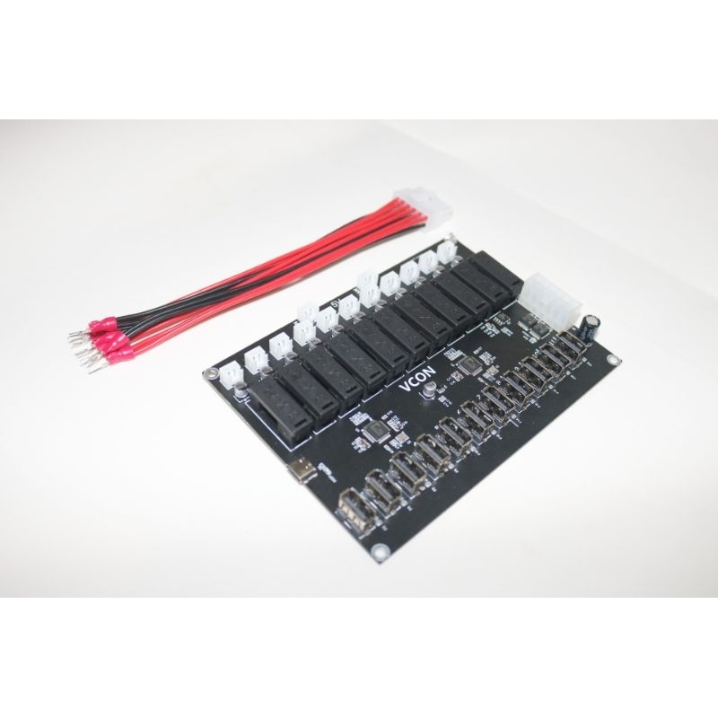 Combo 1 Hub v4.1 11port, 22port sản xuất tháng 5/2023 + 22 dây pin cấp nguồn samsung VCON v4.1