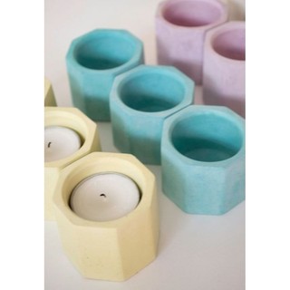Hũ Đế Dùng Đựng Nến Tealight Nhiều Màu