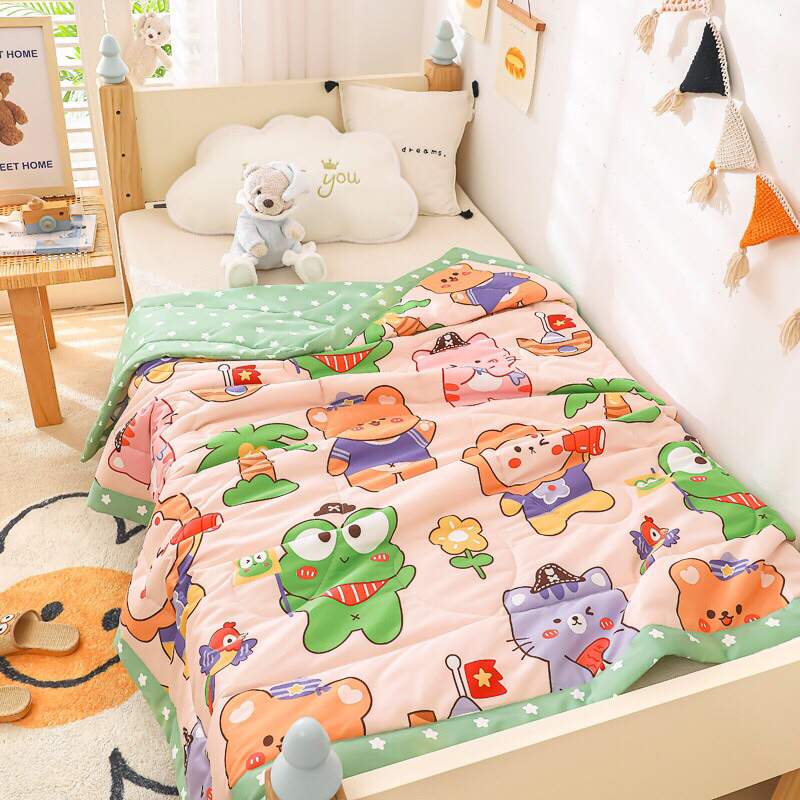 Chăn mền cotton satin 60S nguyên chất 100% ❣️150x200cm❣️- chăn mền mùa hè