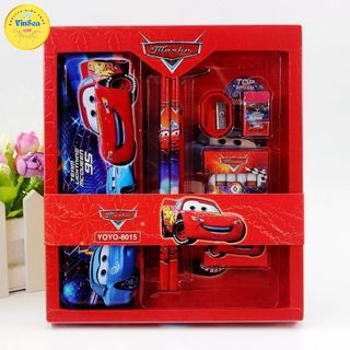 Bộ Dụng Cụ Học Tập Ô Tô 7 Món, Hộp Đựng Dụng Cụ Học Tập, Quà Tặng Độc Đáo Cho Bé Mẫu Giáo, Tiểu Học Cho Bé