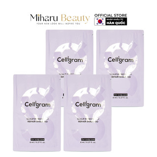  Combo 4 Dầu gội chăm sóc và bảo vệ da đầu giúp tăng sức sống của tóc - Celligram Scalp In Recovery Repair Shampoo