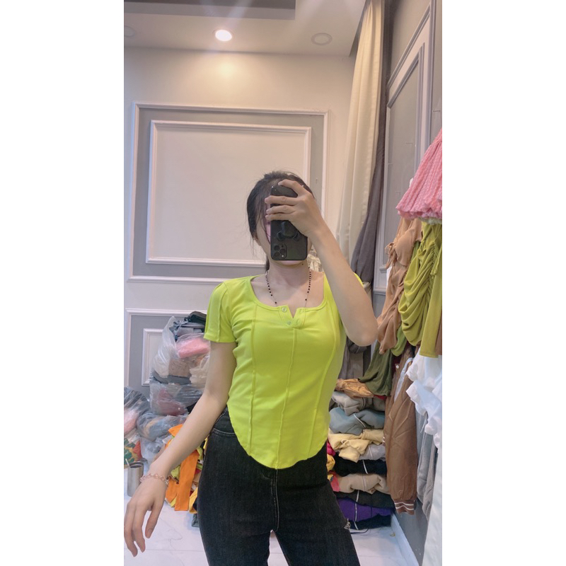 Áo Vạc Bầu Chạy Gân Chất Borip Không Xù