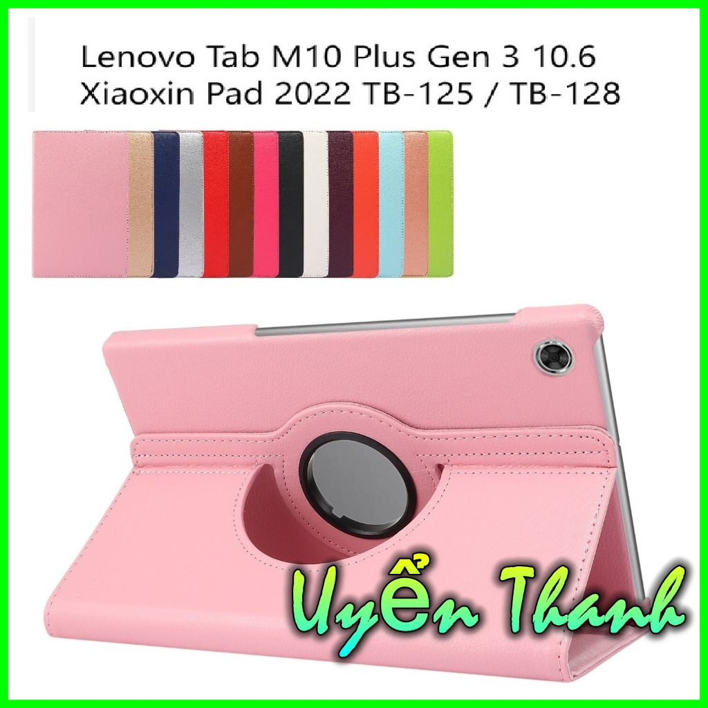 Bao da xoay thông minh Lenovo M10 Plus Gen 3 10.6 Xiaoxin Pad 2022 TB-125 / TB-128 Smart Cover