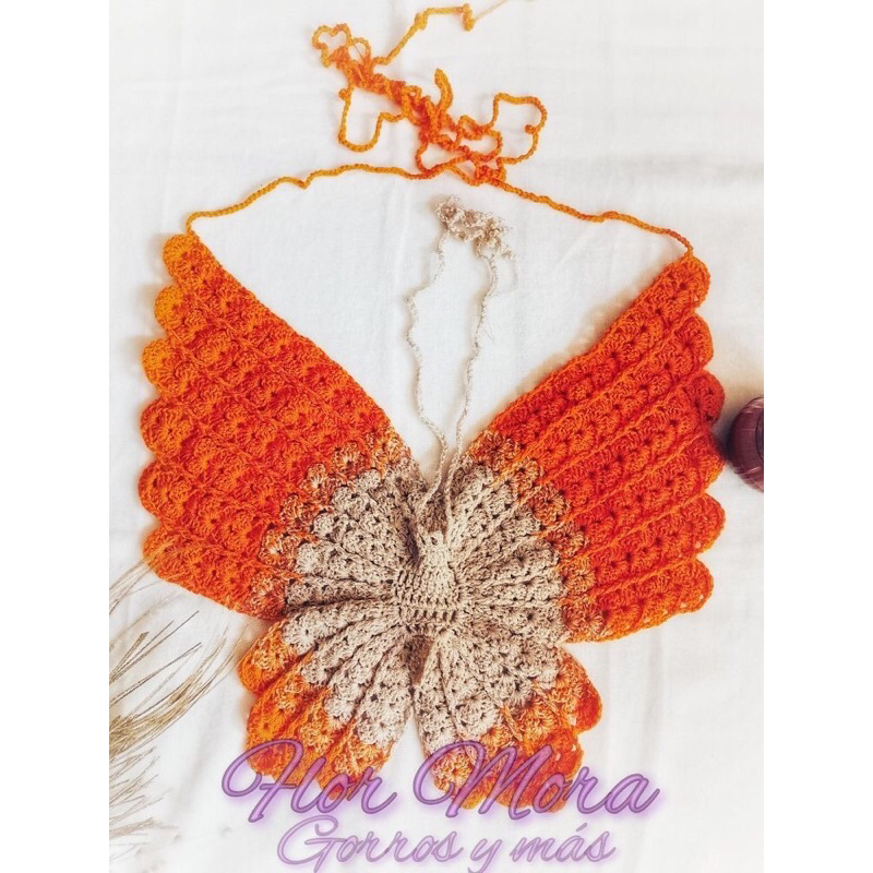 Áo len bướm handmade