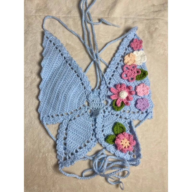 Áo len bướm handmade