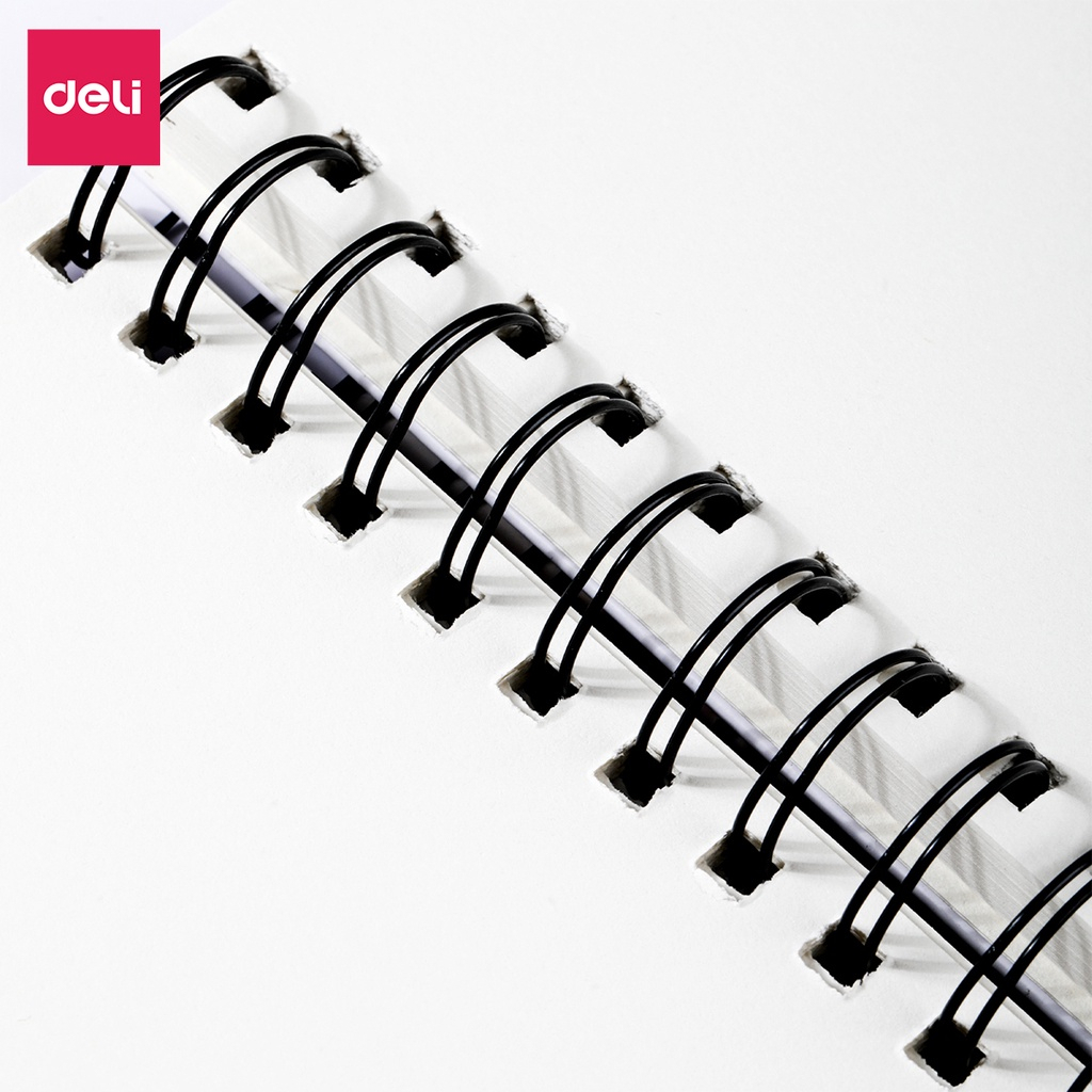 Sổ Tay Vẽ Phác Thảo 160gsm 120 Trang Finenolo Deli - Sketchbook Giấy Trơn Gáy Xoắn Ngang Và Dọc vẽ ký họa