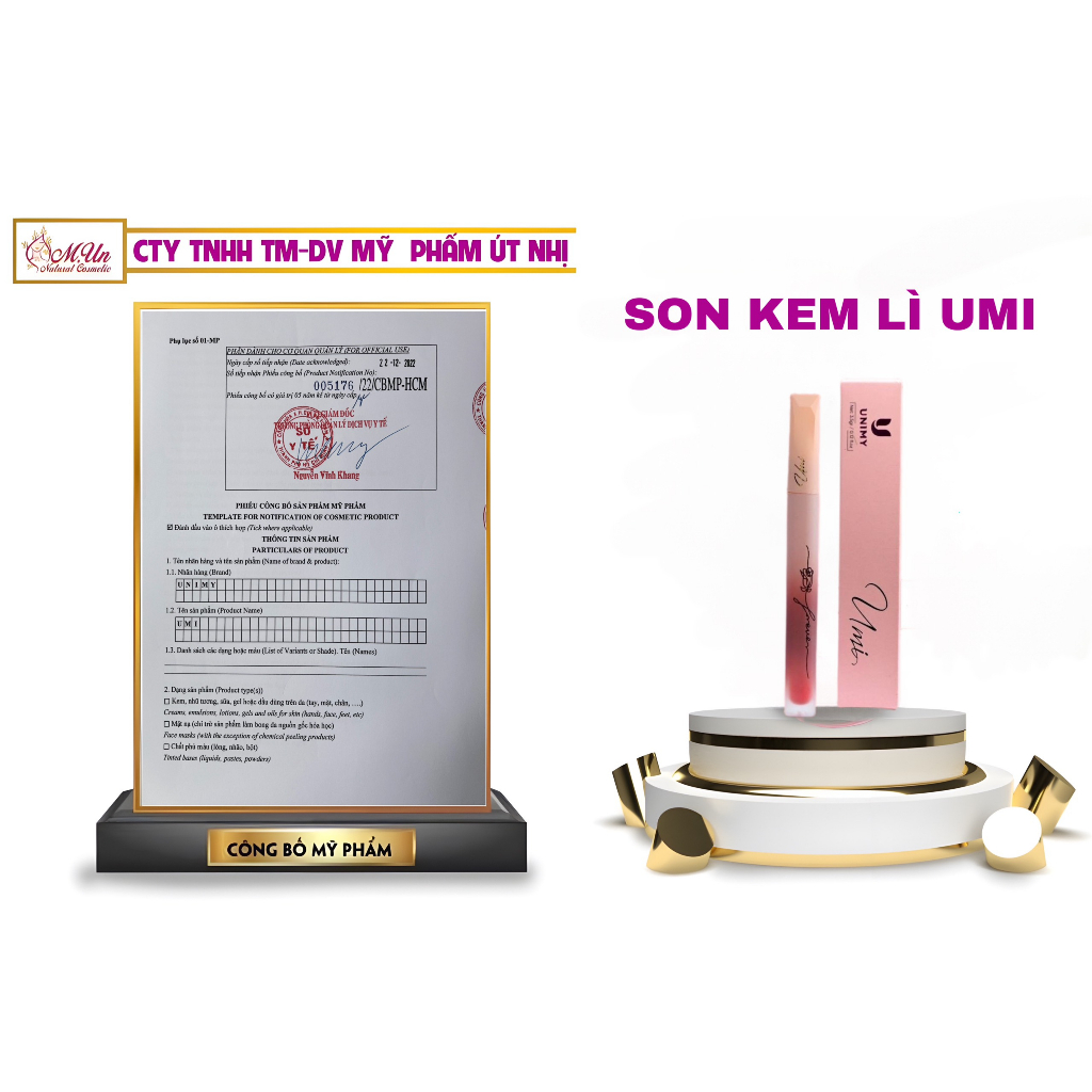 SON KEM LÌ UMI LIQUID LIPSTICK