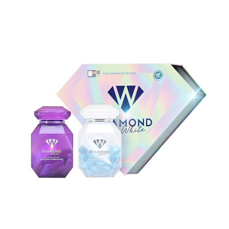 Viên uống trắng da Diamond White Day & Night có tác dụng dưỡng trắng da toàn diện cả ngày và đêm.