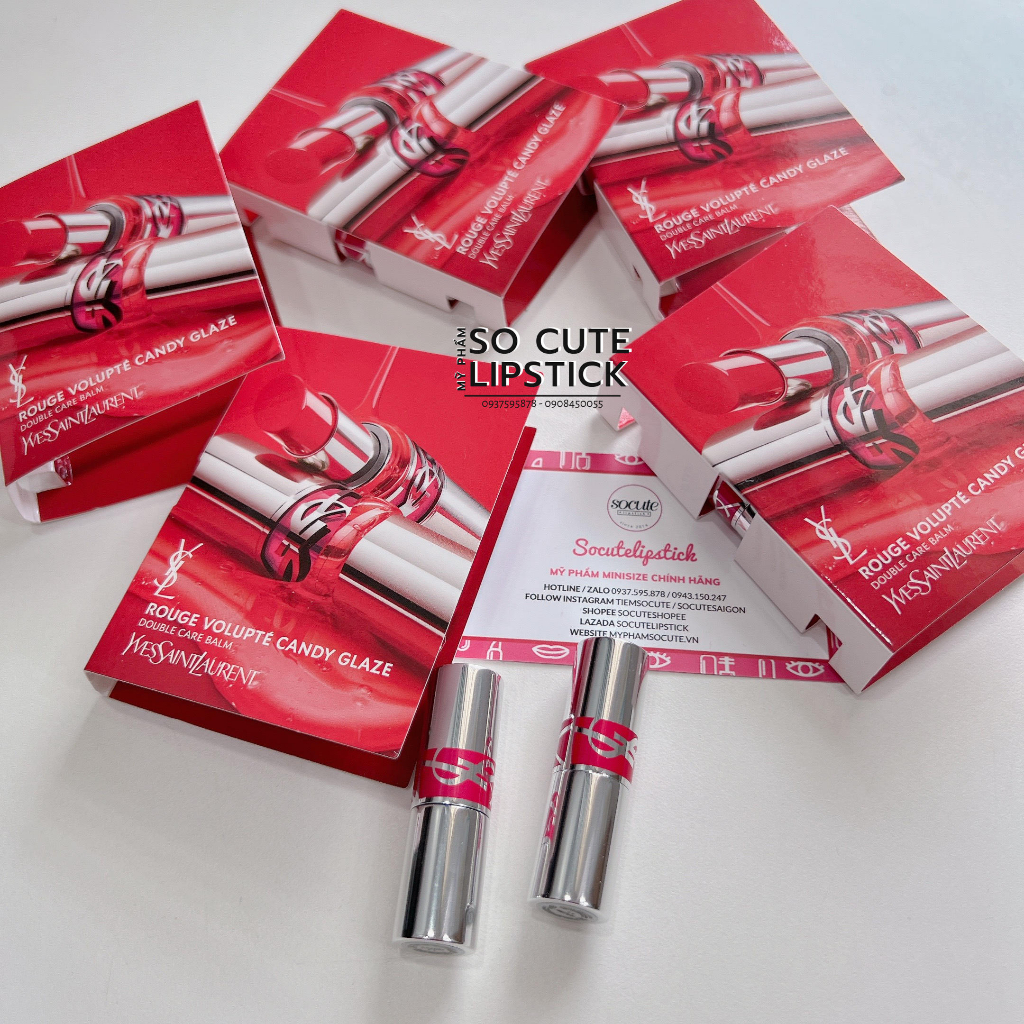 Son bóng dưỡng ẩm YSL Rouge Volupte Candy Glaze Màu 11 Minisize 1g
