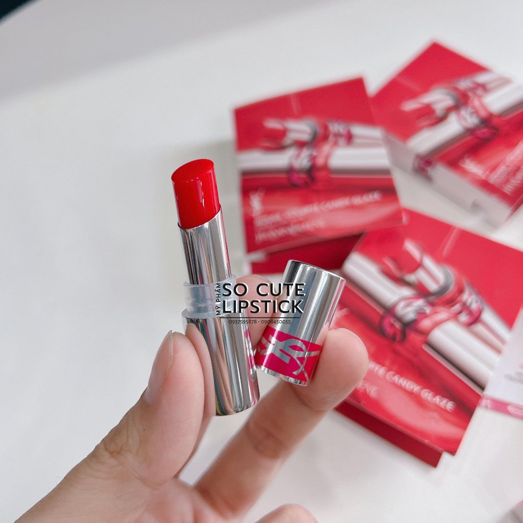 Son bóng dưỡng ẩm YSL Rouge Volupte Candy Glaze Màu 11 Minisize 1g