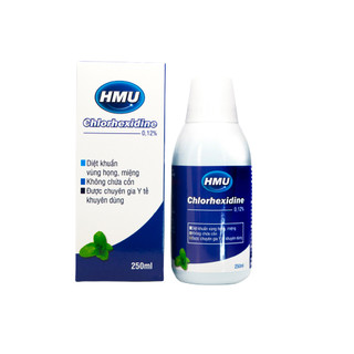 Nước Súc Miệng HMU Chlorhexidine 0,12% - Chai 250ml