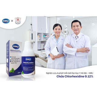 Nước Súc Miệng HMU Chlorhexidine 0,12% - Chai 250ml