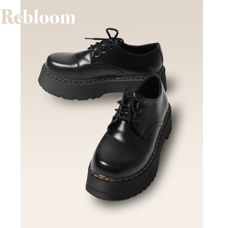 Giày OXFORD R.O.S.É cổ thấp đế cao 5cm tôn dáng, thắt dây dễ mang - Giày siêu xinh dành cho nữ