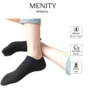 Đôi vớ (tất) cổ ngắn trơn MENITY cao cấp