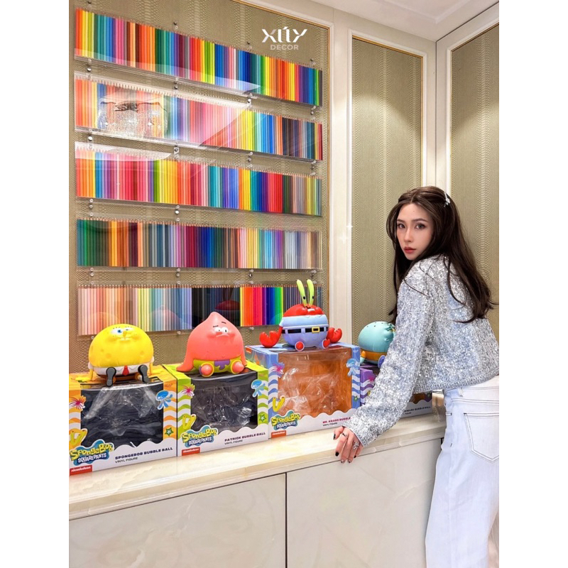 Bộ màu treo tường nghệ thuật 520 màu và khung treo acrylic Brutfuner