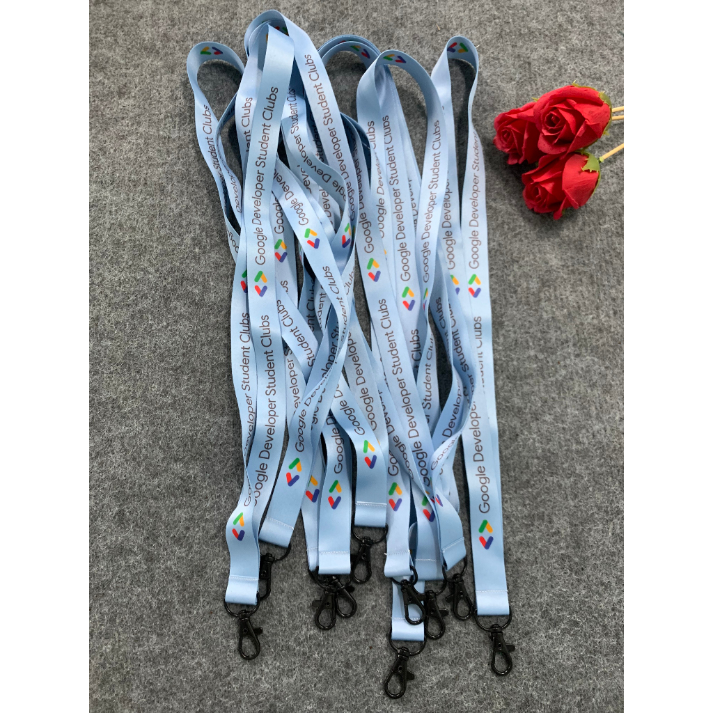 Dây đeo thẻ Google Developer Student Clubs, Dây đeo thẻ Google, Dây đeo thẻ sinh viên, Bộ dây đeo thẻ Hàn Quốc