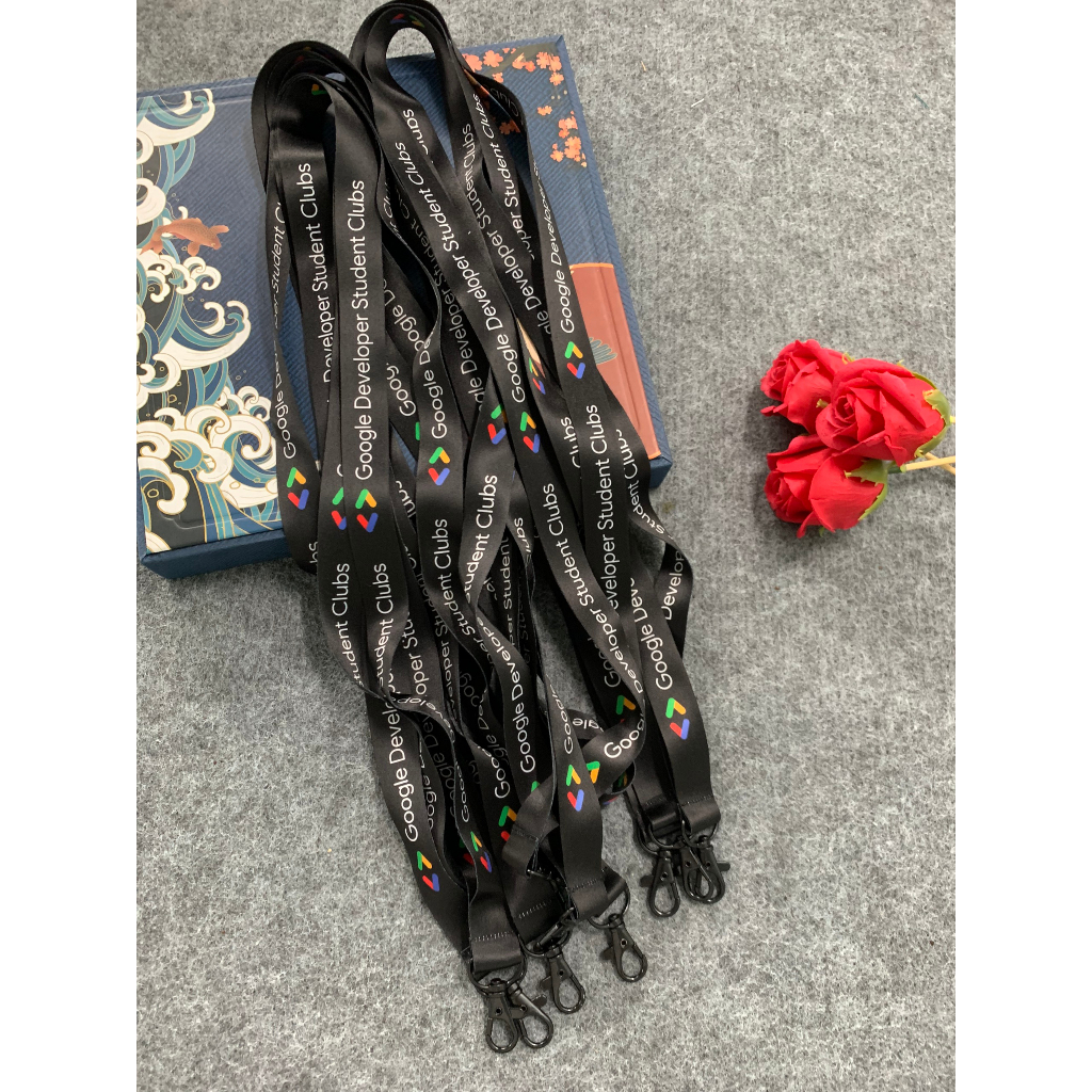 Dây đeo thẻ Google Developer Student Clubs, Dây đeo thẻ Google, Dây đeo thẻ sinh viên, Bộ dây đeo thẻ Hàn Quốc