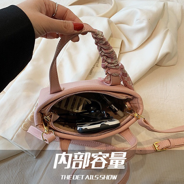 Túi quai xách da nữ, túi tiểu thư tặng kèm khăn lụa siêu đẹp SL86