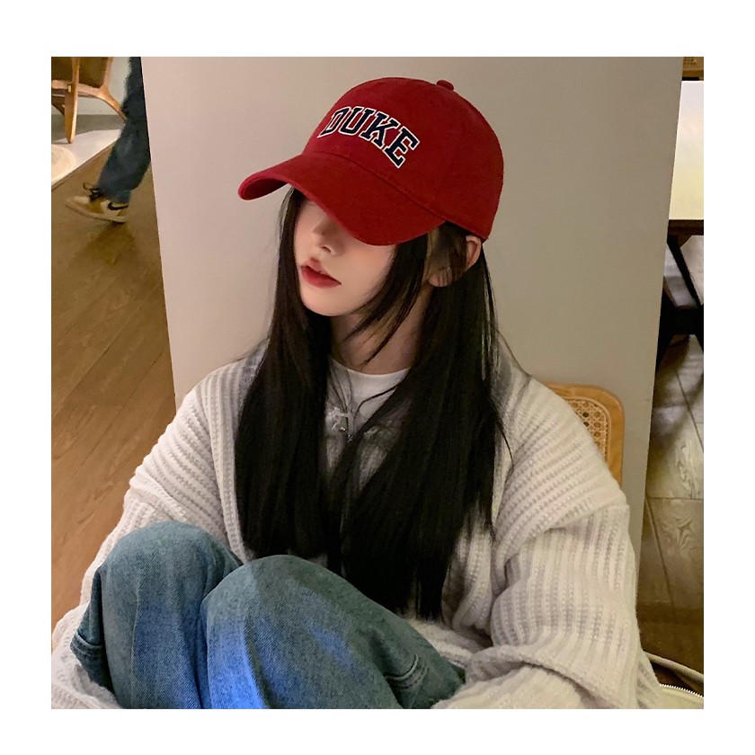 HMH® Mũ Lưỡi Trai Thêu Chữ Phong Cách Hàn Quốc Thời Trang Cá Tính Cho Nữ