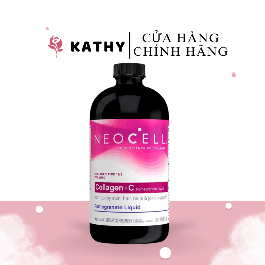 Nước uống đẹp da Collagen Neocell + C Pomegranate 4000mg 473ml
