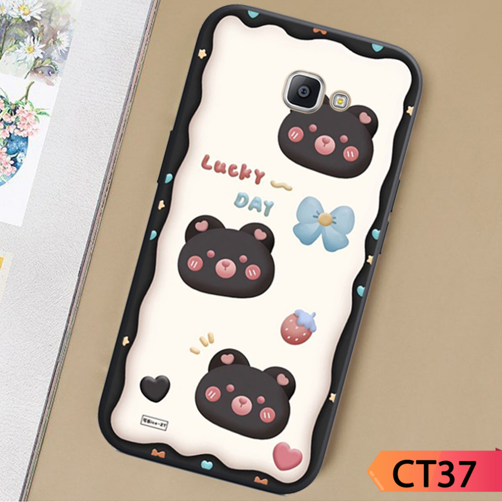 Ốp lưng điện thoại Samsung SS A9 Pro - C9 Pro - Note 5 - Note Fe - in hình thỏ bông siêu mới