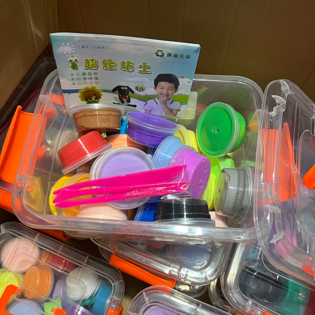 Đất nặn tạo hình số và chữ an toàn cho bé chất liệu bột mì không dính tay kích thích sáng tạo