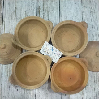 Nồi đất đất đỏ miền tây kho cá 16*6cm