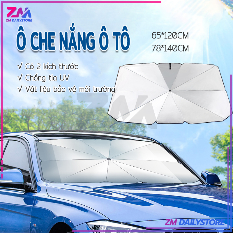 Ô Che Nắng Ô Tô, Dù Che Nắng Ô Tô,Kính Lái Phủ Bạc Cao Cấp Chống Nắng - Chống Tia UV Hiệu Quả