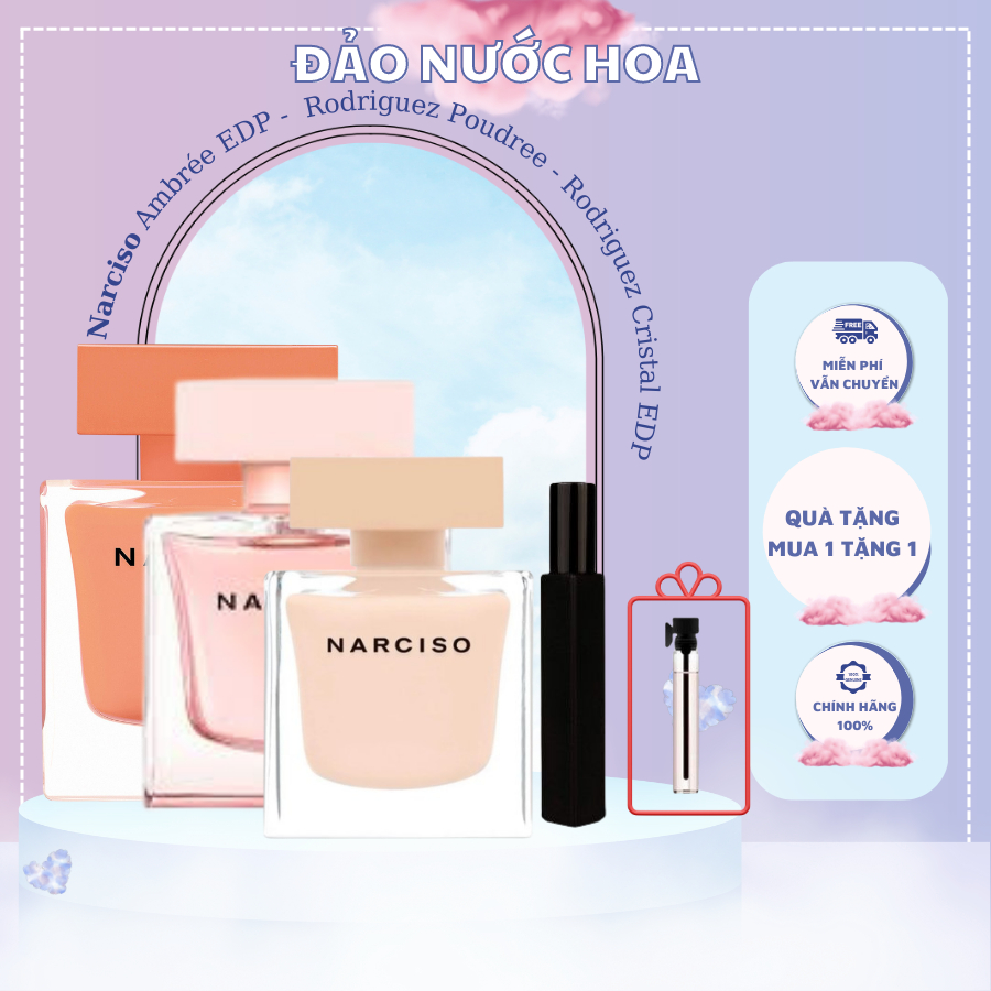 Nước hoa chiết narciso be, hồng lùn 10ml siêu sale nước hoa nữ mềm mại nhẹ nhàng ngọt ngào đảo nước hoa - A8