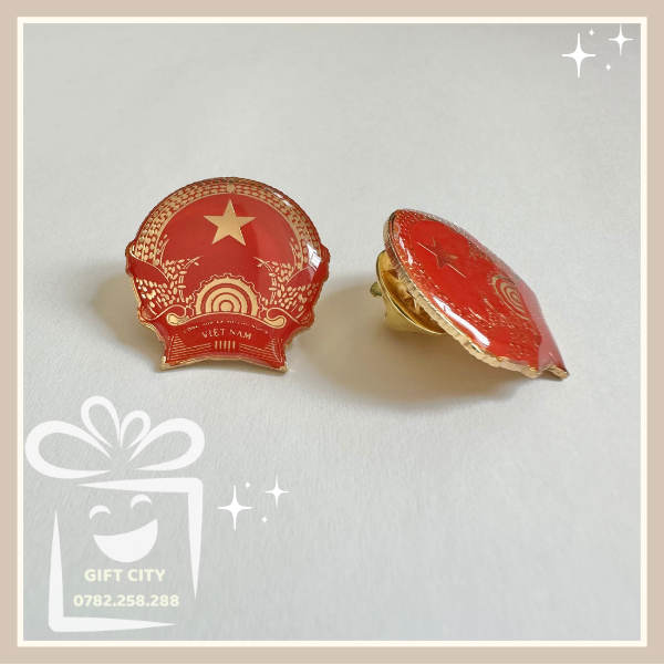 Pin cài áo quốc huy