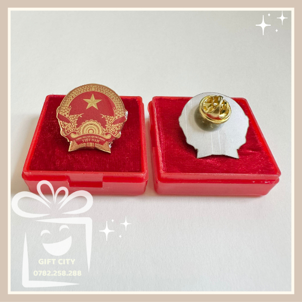 Pin cài áo quốc huy