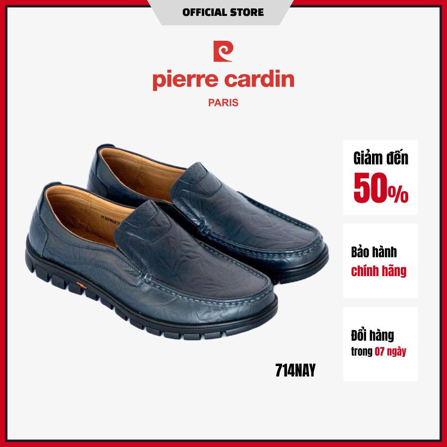 Giày lười nam da bò cao cấp Pierre Cardin năng động, thoải mái, màu sắc đa dạng - PCMFWL 714