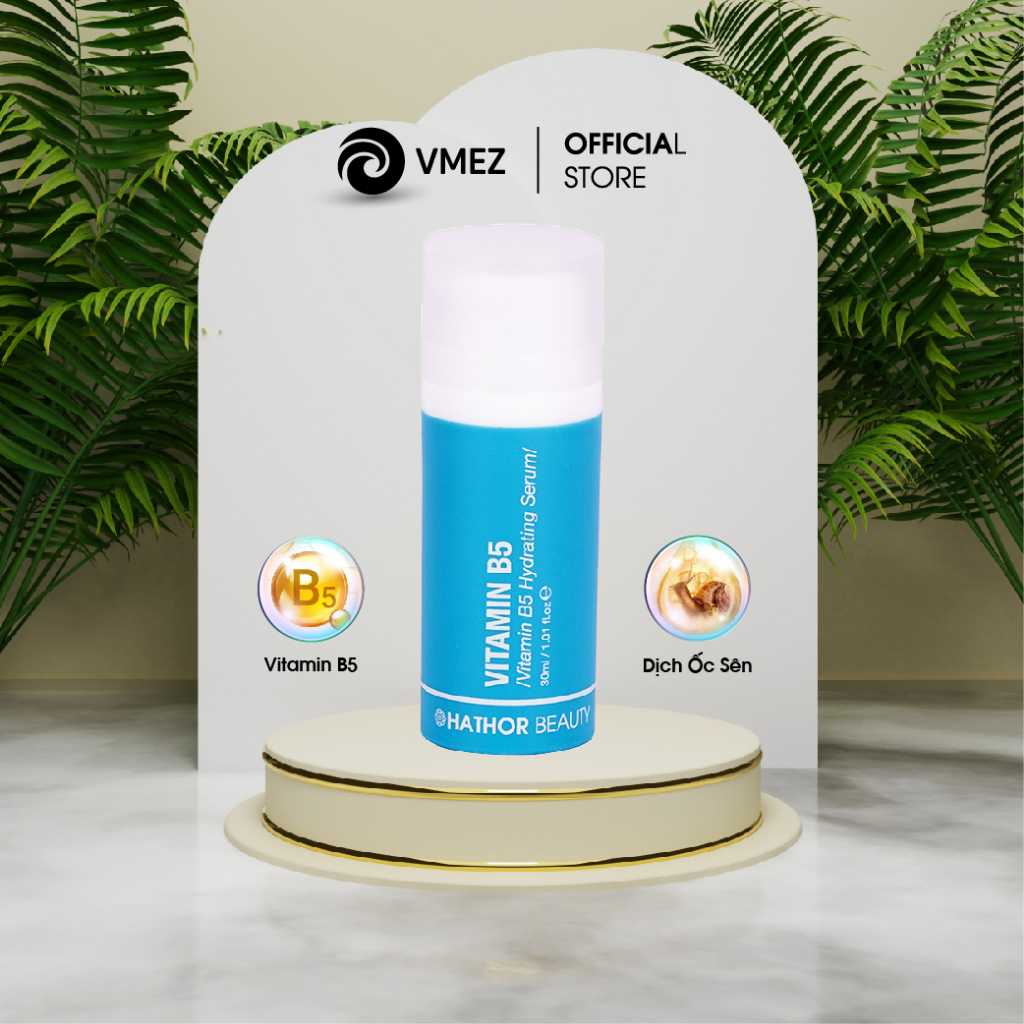 Serum dưỡng ẩm, mờ thâm, chăm sóc da hư tổn Vitamin B5 Hydrating Serum 30ml Hathor Beauty - VMEZ