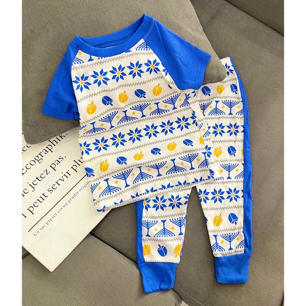 HCM- XUẤT DƯ Bộ Tay Ngắn Quần Dài Bé Trai Thun Cotton Borip Xuất Dư Đẹp 9-22kg Tinshop.hcm