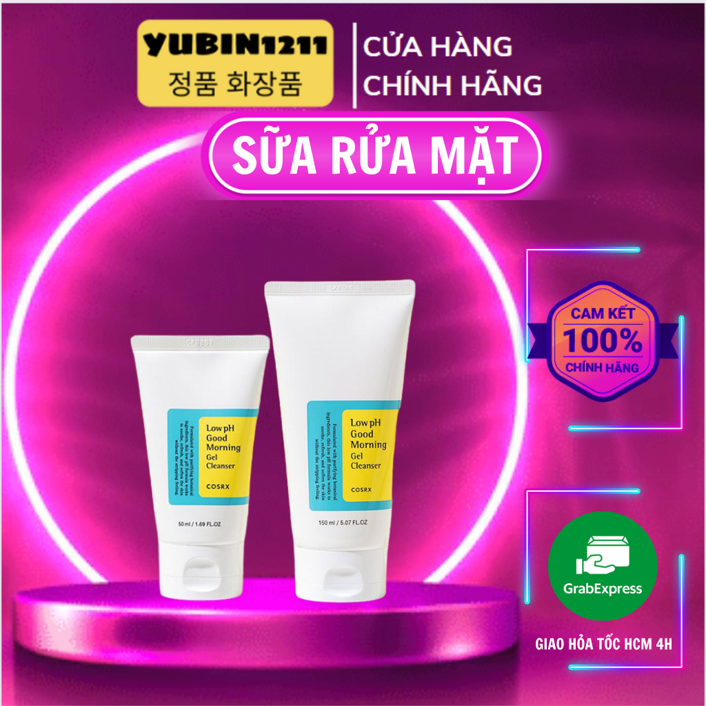 Sữa Rửa Mặt Cosrx Low pH Good Morning Gel Cleanser 150ml