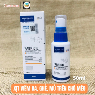 Alkin Fabricil 50ml - Phun Ngứa Da Mẩn Đỏ Viêm Da Có Mủ