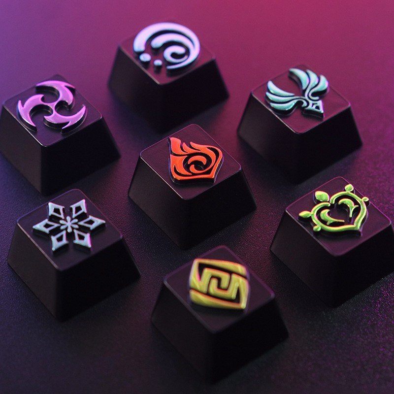 Keycap Lẻ Cho Bàn Phím Cơ Chất Liệu Kim Loại | Gearbros