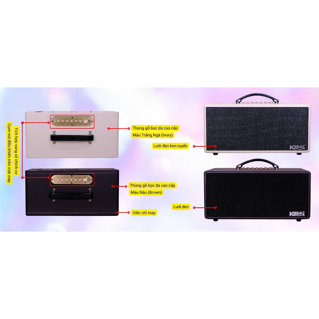 Dàn âm thanh di động xách tay mini ACNOS KS363H