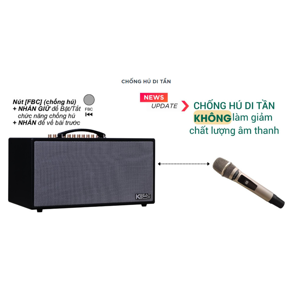 Dàn âm thanh di động xách tay ACNOS CS450ALPHA