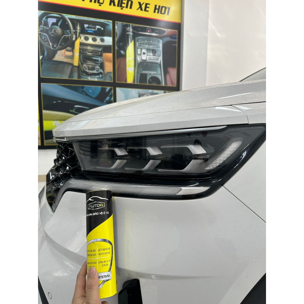 KIA SORENTO 2021-2023 - Phim PPF dán bảo vệ Đèn Pha ô tô - AUTO6 &lt; Chống xước và che mờ các vết xước cũ hiệu quả &gt;