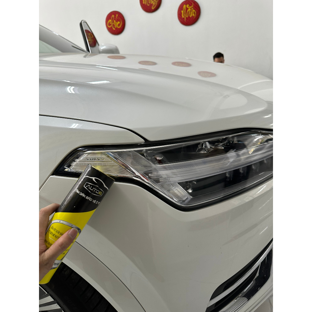 VOLVO XC90 2017-2023 - Phim PPF dán bảo vệ Đèn Pha ô tô - AUTO6 &lt; Chống xước và che mờ các vết xước cũ hiệu quả &gt;