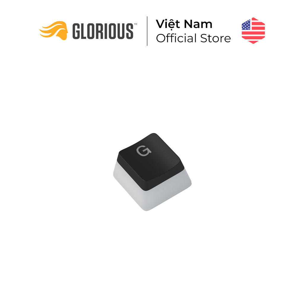 Bộ Keycap Pudding xuyên led Glorious Aura V2 PBT Doubleshot - 145 phím - Hàng Chính Hãng