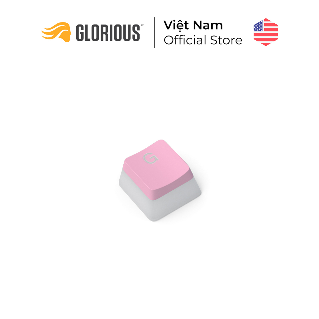 Bộ Keycap Pudding xuyên led Glorious Aura V2 PBT Doubleshot - 145 phím - Hàng Chính Hãng